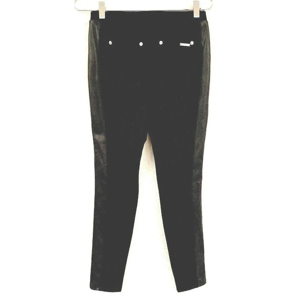 ￼Michael Kors basics skinny leg leggings pants black size 4 NWT $130